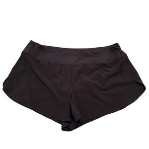 Athleta Run With It 3.5 Black Athletic Shorts ‎ XL Activewear Running Fitness